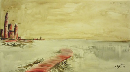 Aguada de acrílico sobre tela. 2014